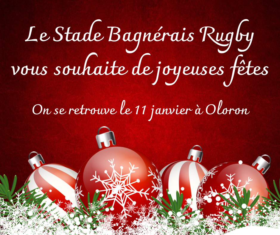 Bonnes fêtes - Stade Bagnerais
