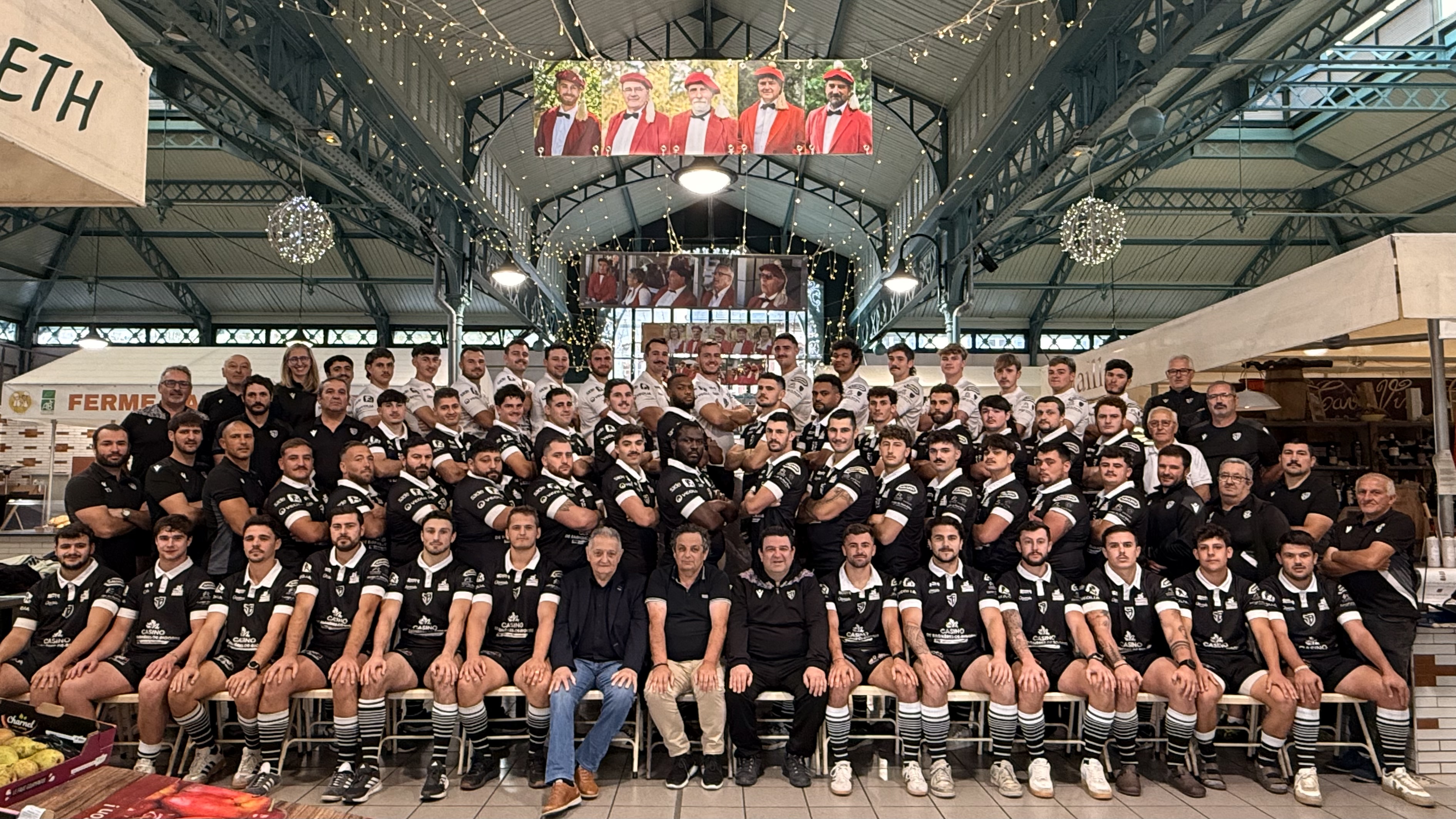 Photo officielle du groupe senior saison 2025-2026