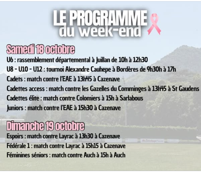Programme du week_end